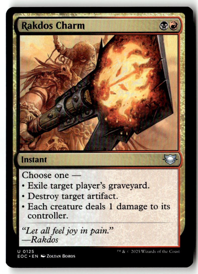 Commander: Edge of Eternities (EOC) #125 Rakdos Charm