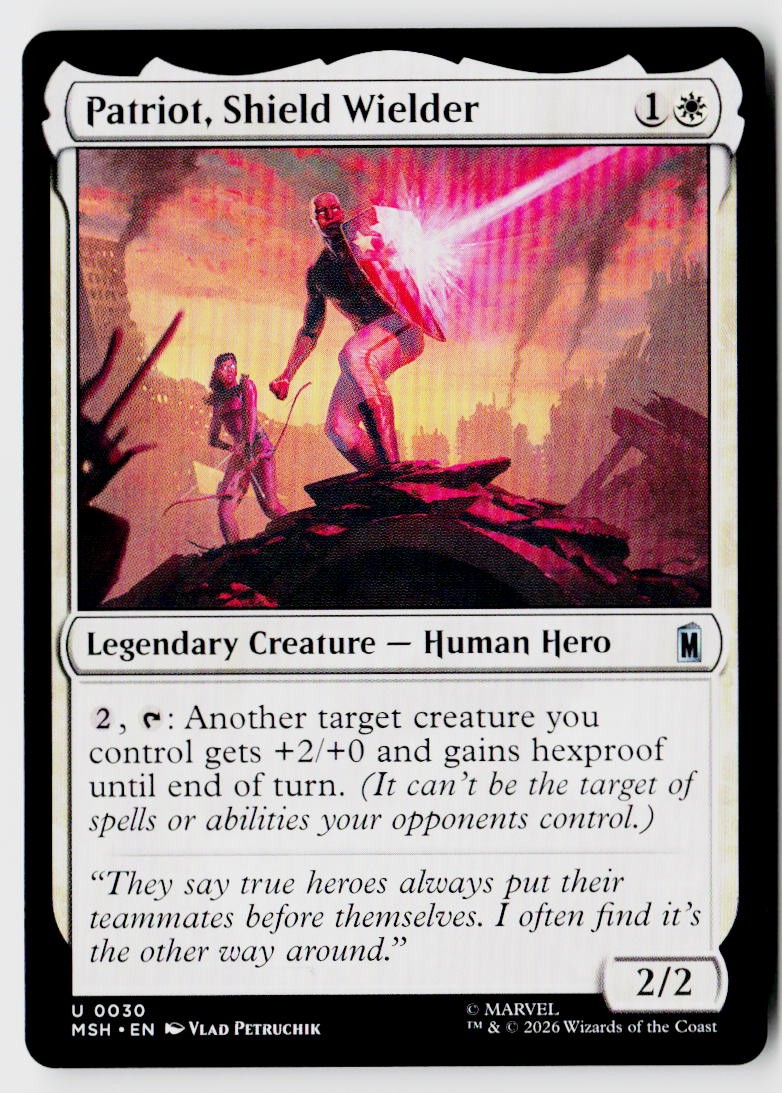 Marvel Super Heroes #30 Patriot, Shield Wielder