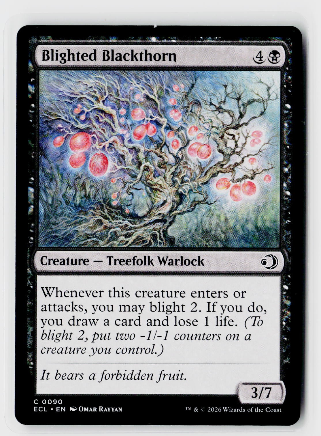 Lorwyn Eclipsed #90 Blighted Blackthorn