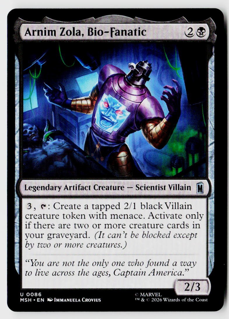 Marvel Super Heroes #86 Arnim Zola, Bio-Fanatic
