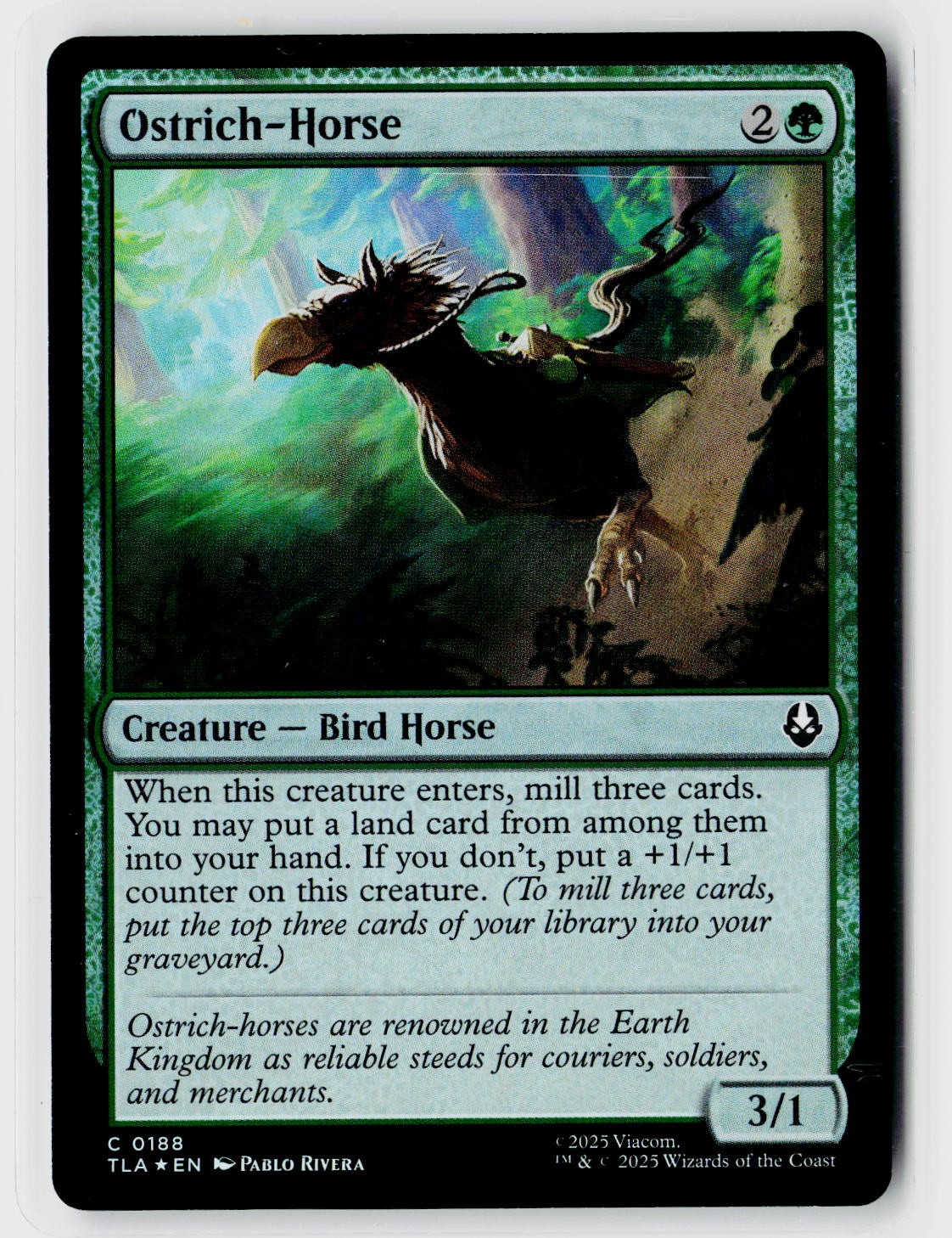 Avatar: The Last Airbender #188 Ostrich-Horse