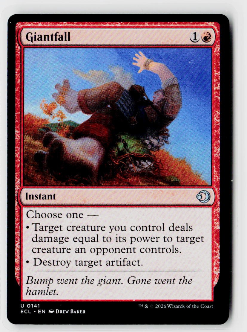 Lorwyn Eclipsed #141 Giantfall