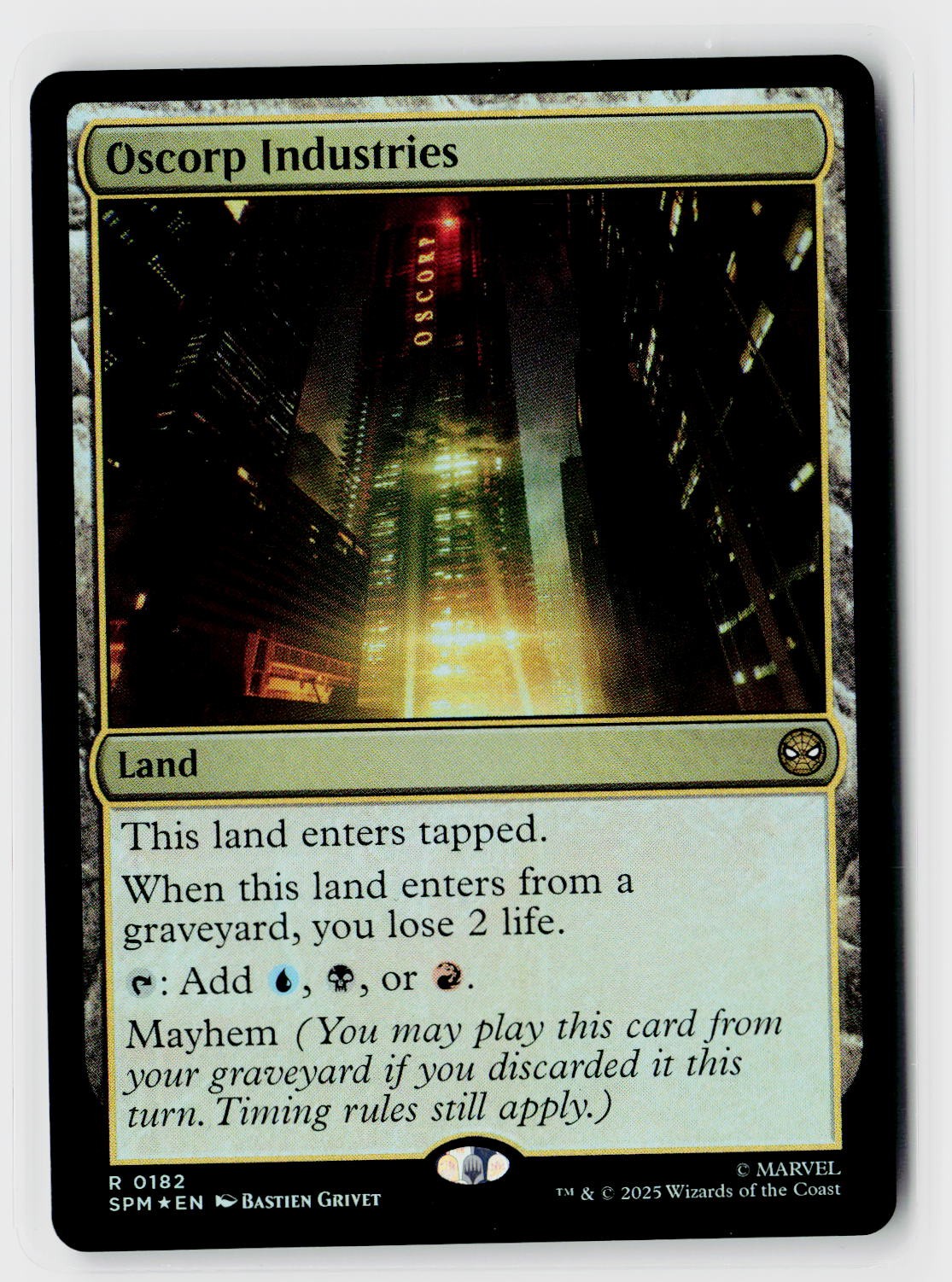 Marvel's Spider-Man #182 Oscorp Industries