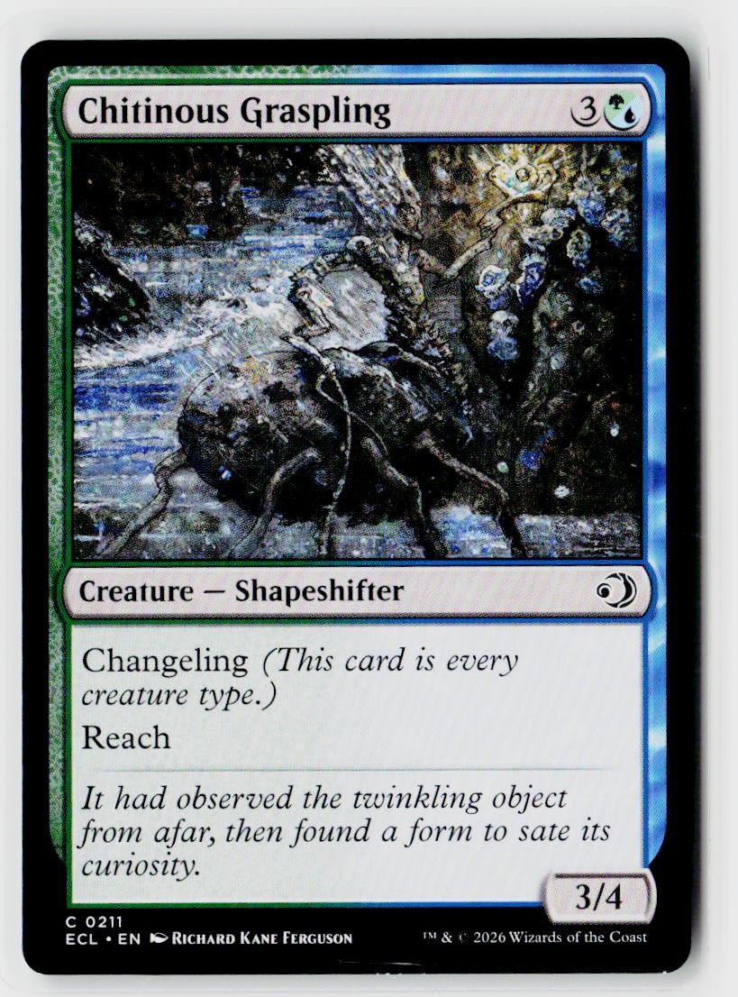 Lorwyn Eclipsed #211 Chitinous Graspling