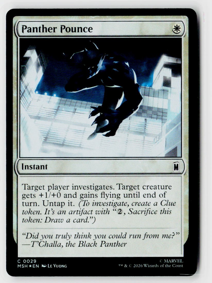 Marvel Super Heroes #29 Panther Pounce Foil