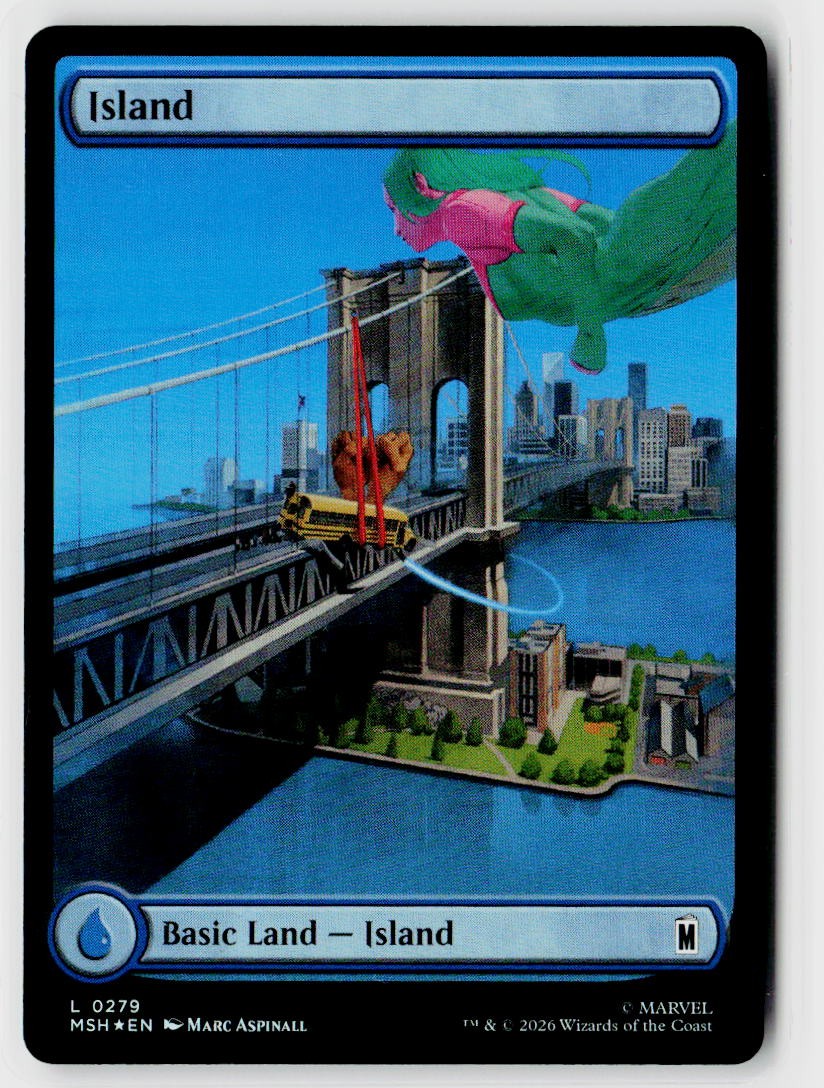 Marvel Super Heroes #279 Island (0279) Foil