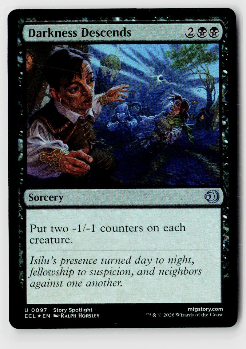 Lorwyn Eclipsed #97 Darkness Descends Foil