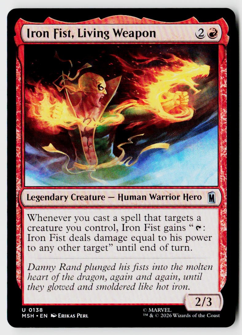 Marvel Super Heroes #138 Iron Fist, Living Weapon