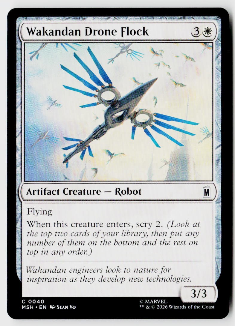 Marvel Super Heroes #40 Wakandan Drone Flock