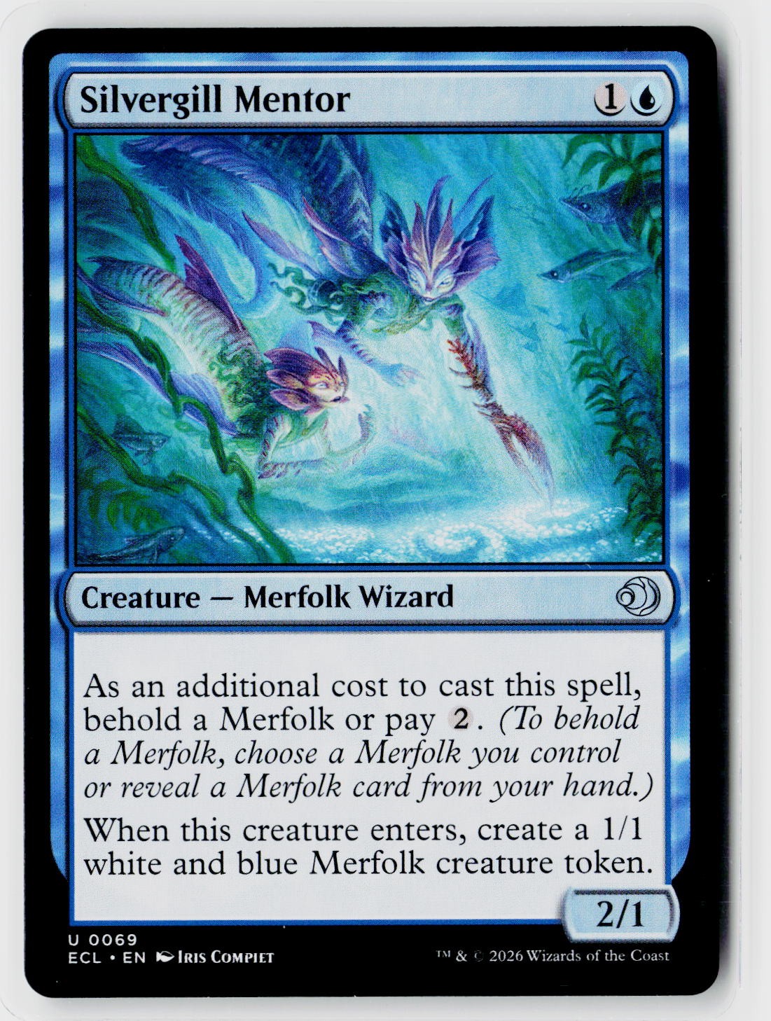 Lorwyn Eclipsed #69 Silvergill Mentor