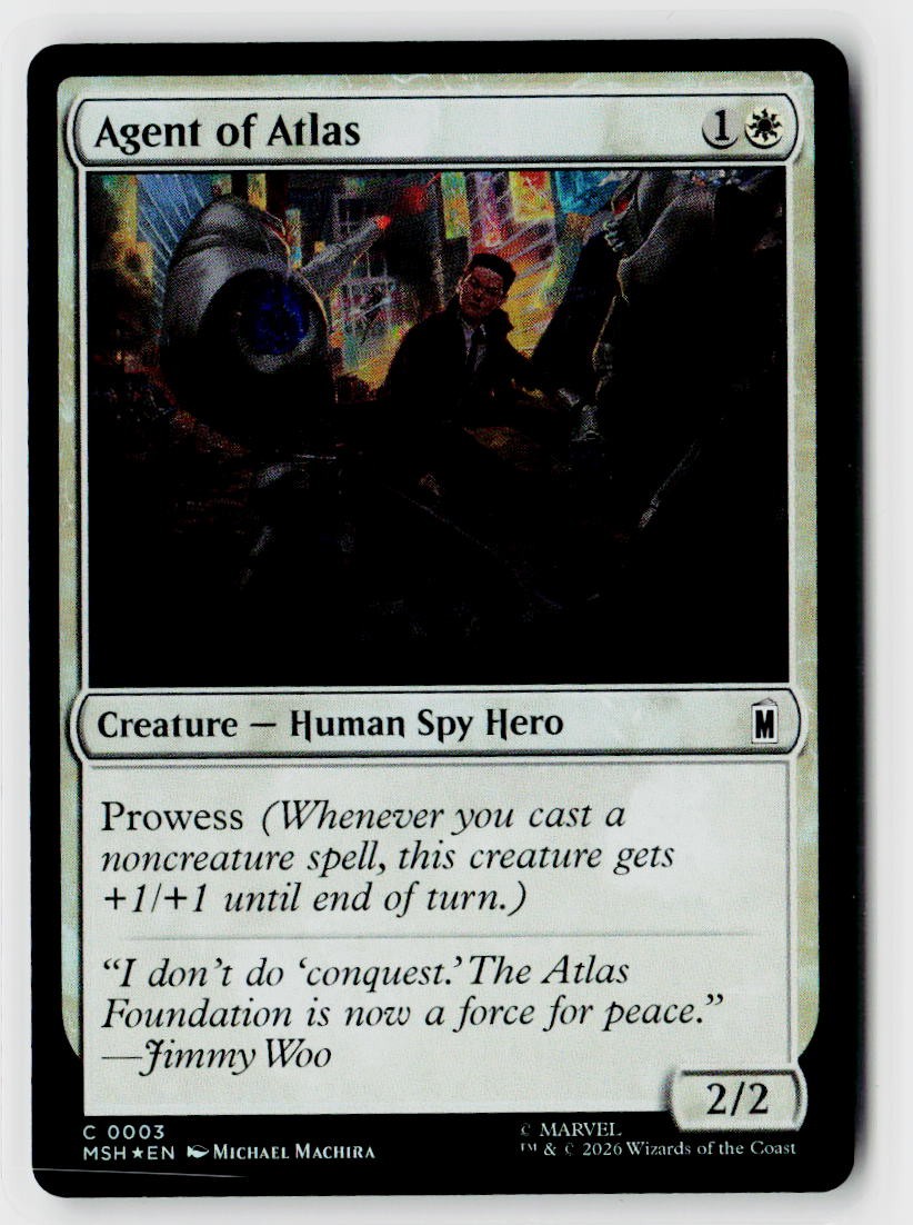 Marvel Super Heroes #3 Agent of Atlas Foil