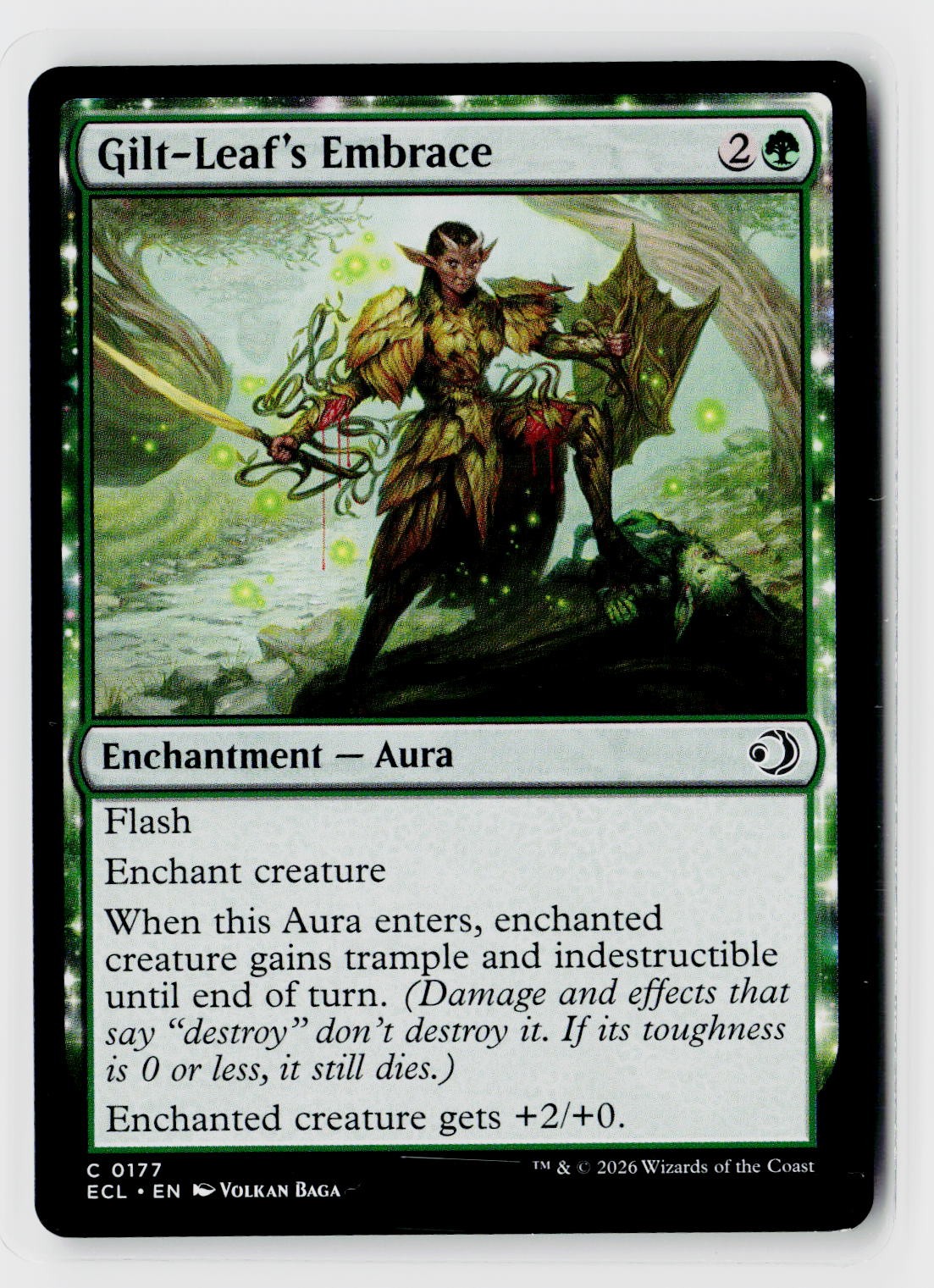 Lorwyn Eclipsed #177 Gilt-Leaf's Embrace