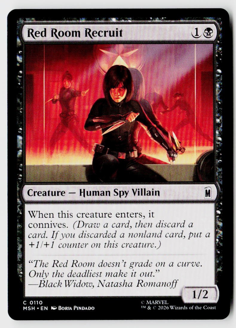 Marvel Super Heroes #110 Red Room Recruit