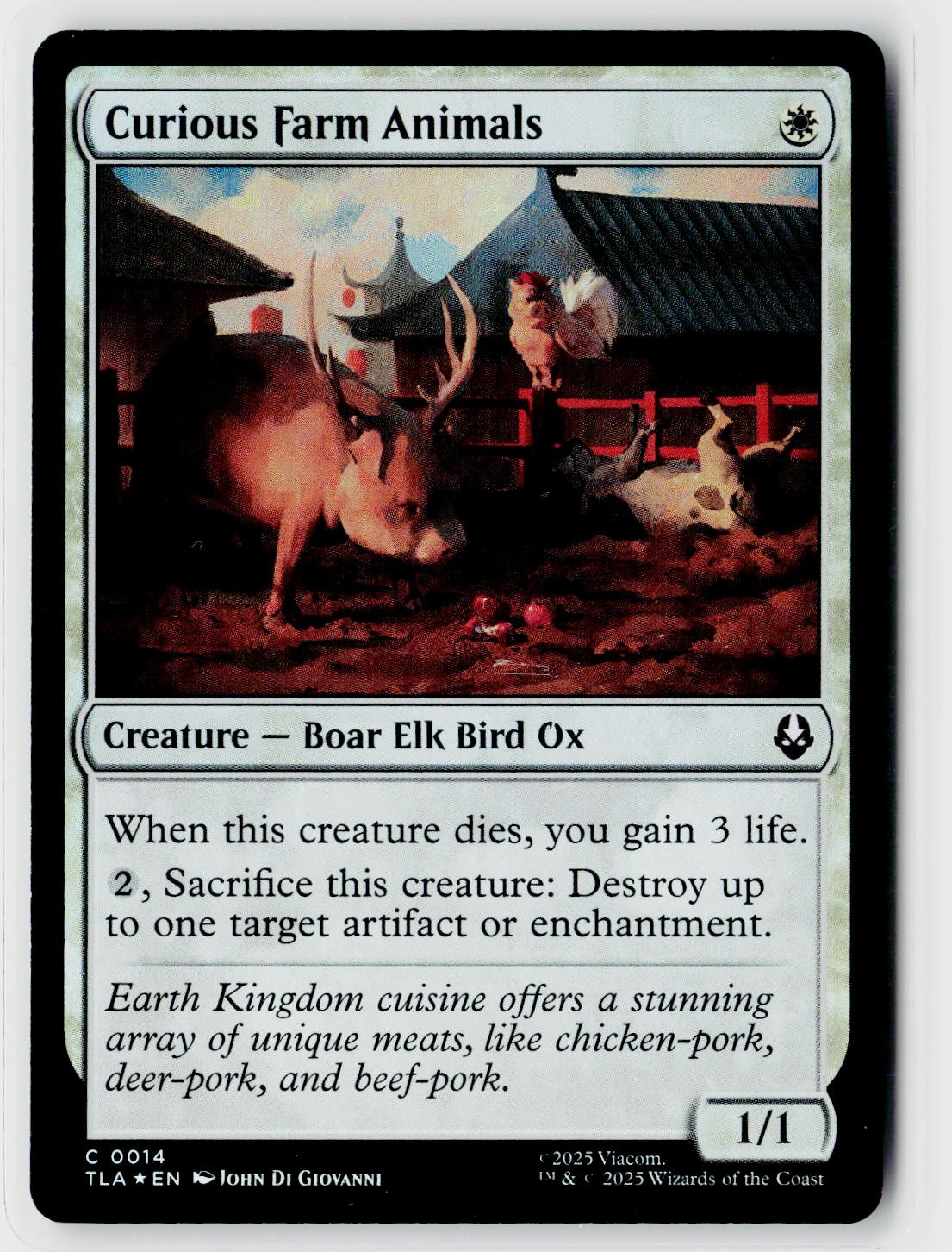 Avatar: The Last Airbender #14 Curious Farm Animals
