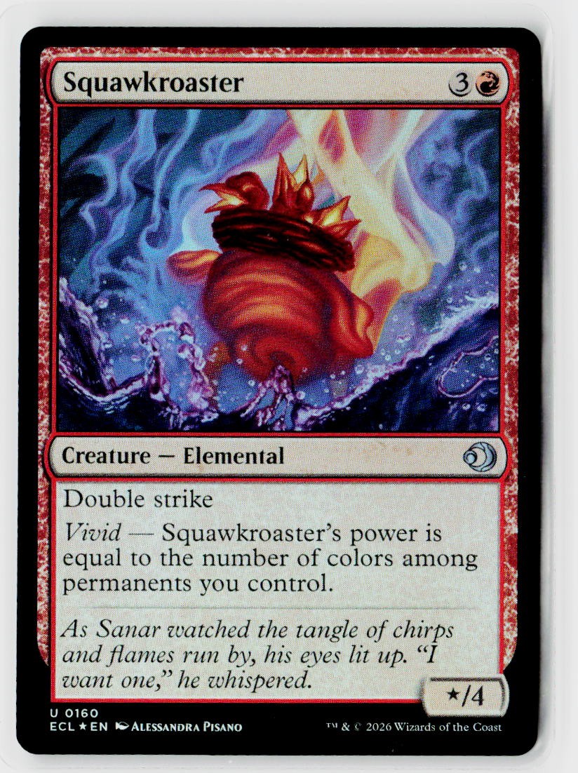 Lorwyn Eclipsed #160 Squawkroaster Foil