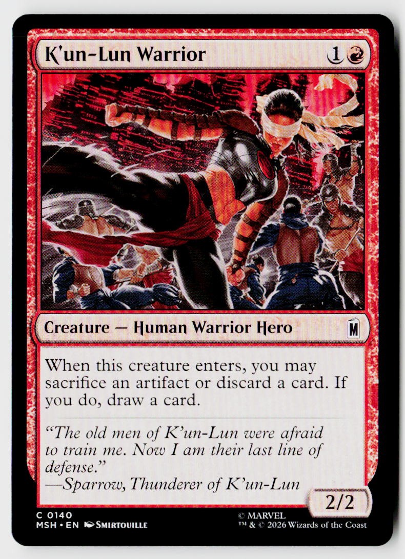 Marvel Super Heroes #140 K'un-Lun Warrior