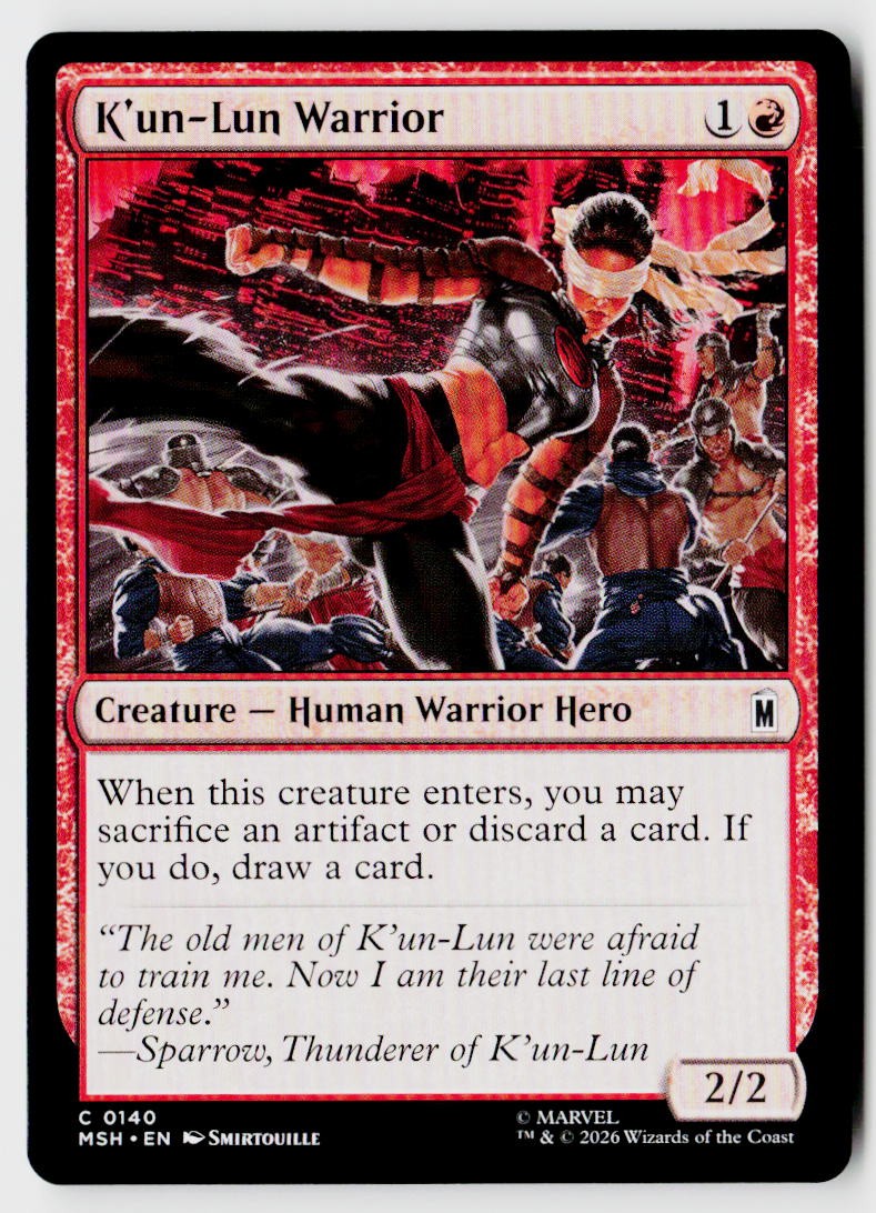 Marvel Super Heroes #140 K'un-Lun Warrior