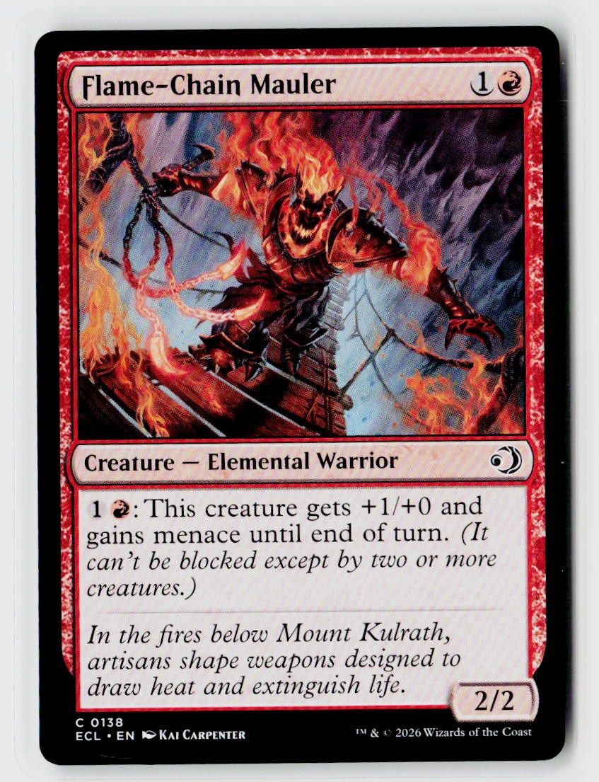 Lorwyn Eclipsed #138 Flame-Chain Mauler