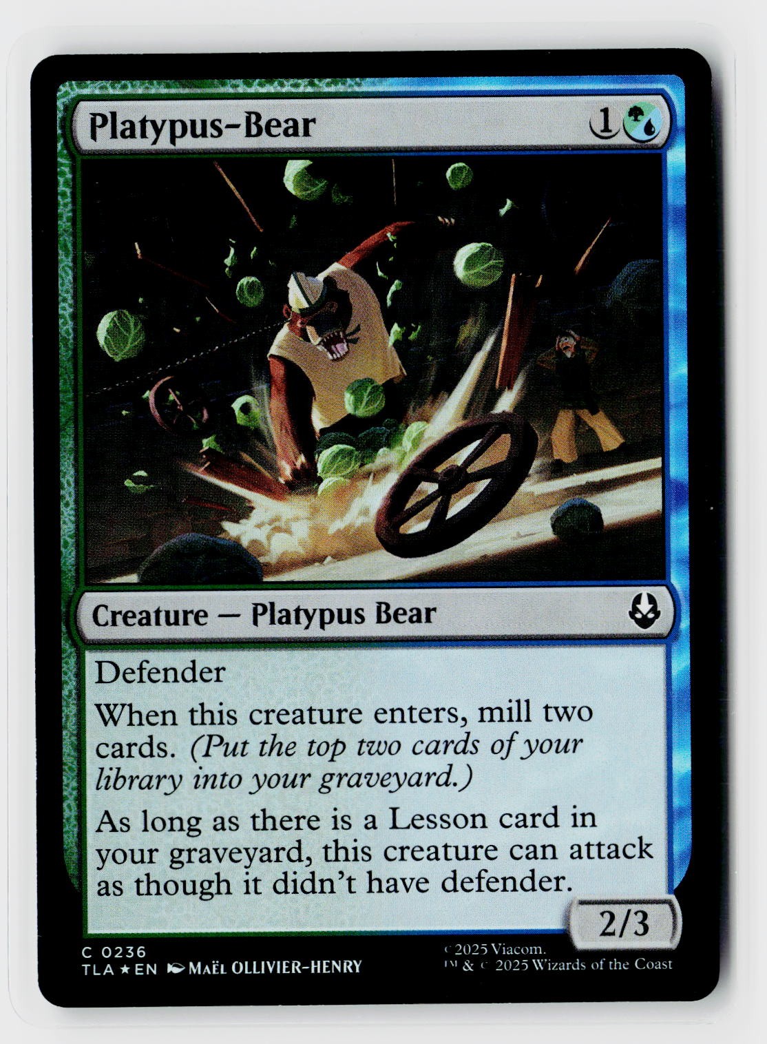 Avatar: The Last Airbender #236 Platypus-Bear