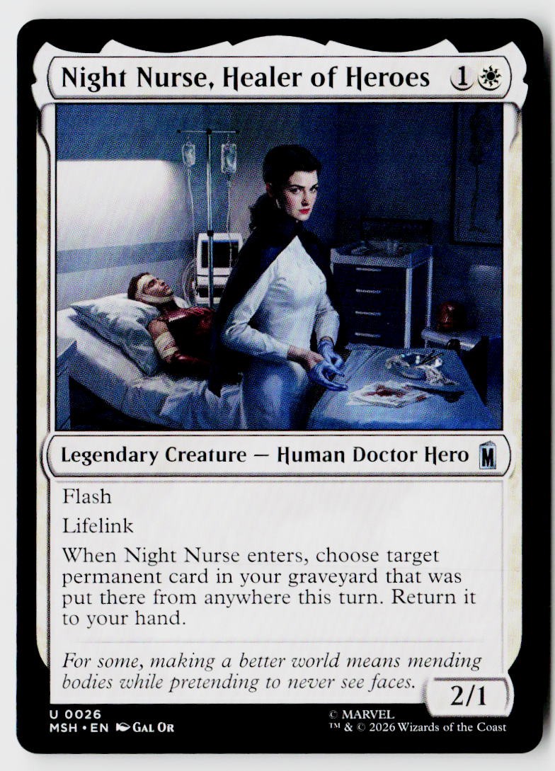 Marvel Super Heroes #26 Night Nurse, Healer of Heroes