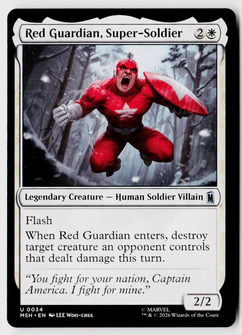 Marvel Super Heroes #34 Red Guardian, Super-Soldier