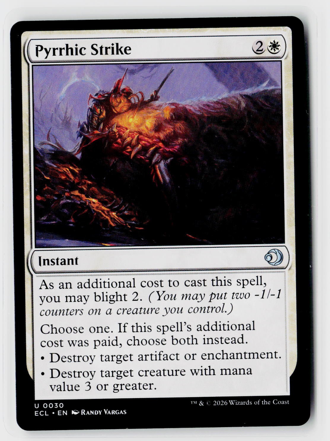 Lorwyn Eclipsed #30 Pyrrhic Strike