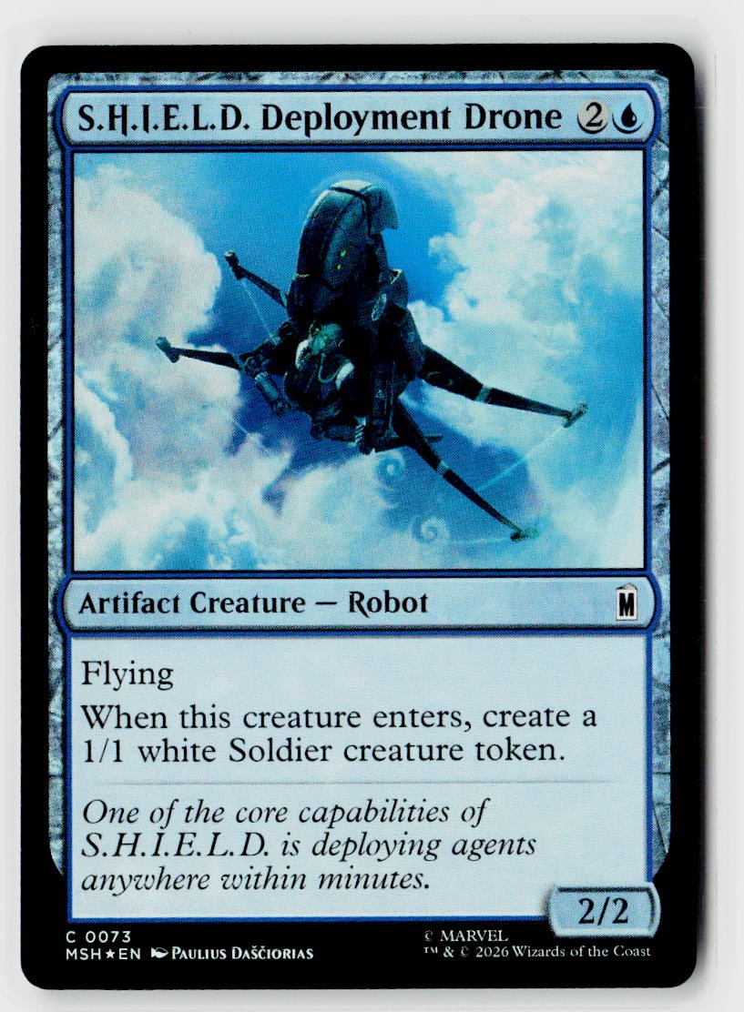 Marvel Super Heroes #73 S.H.I.E.L.D. Deployment Drone Foil
