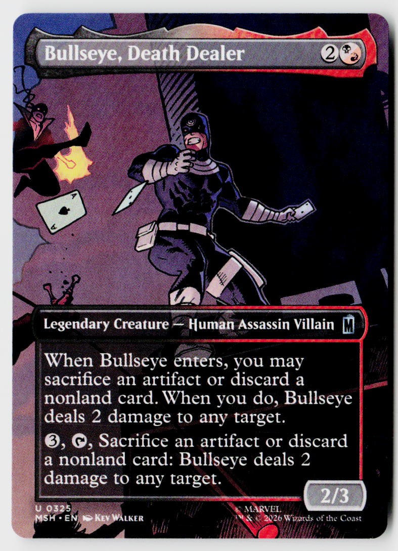 Marvel Super Heroes #325 Bullseye, Death Dealer (Borderless)