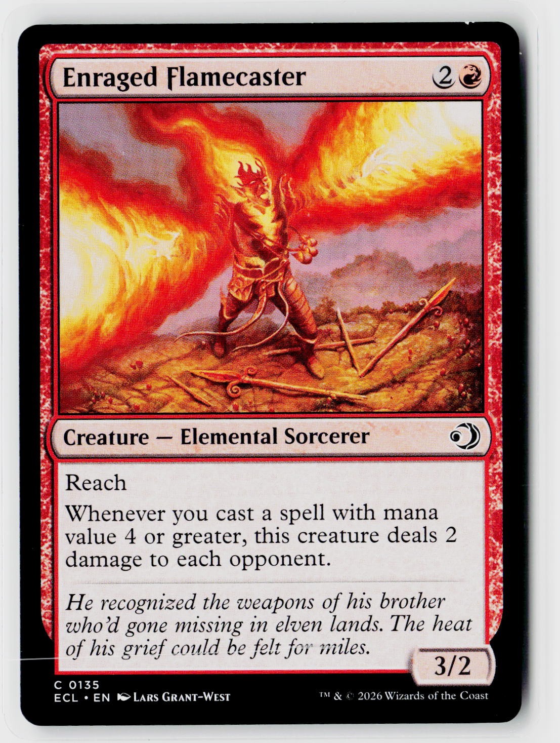 Lorwyn Eclipsed #135 Enraged Flamecaster