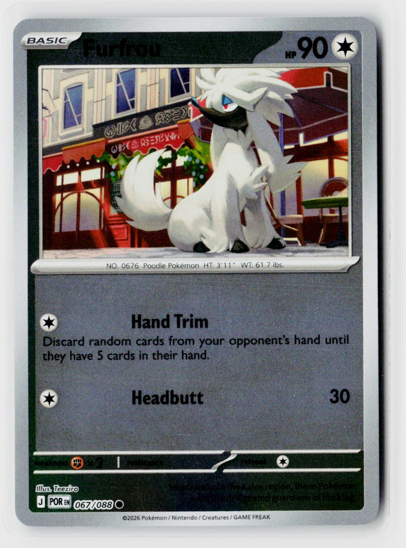 ME03: Perfect Order #067/088 Furfrou Reverse Holo