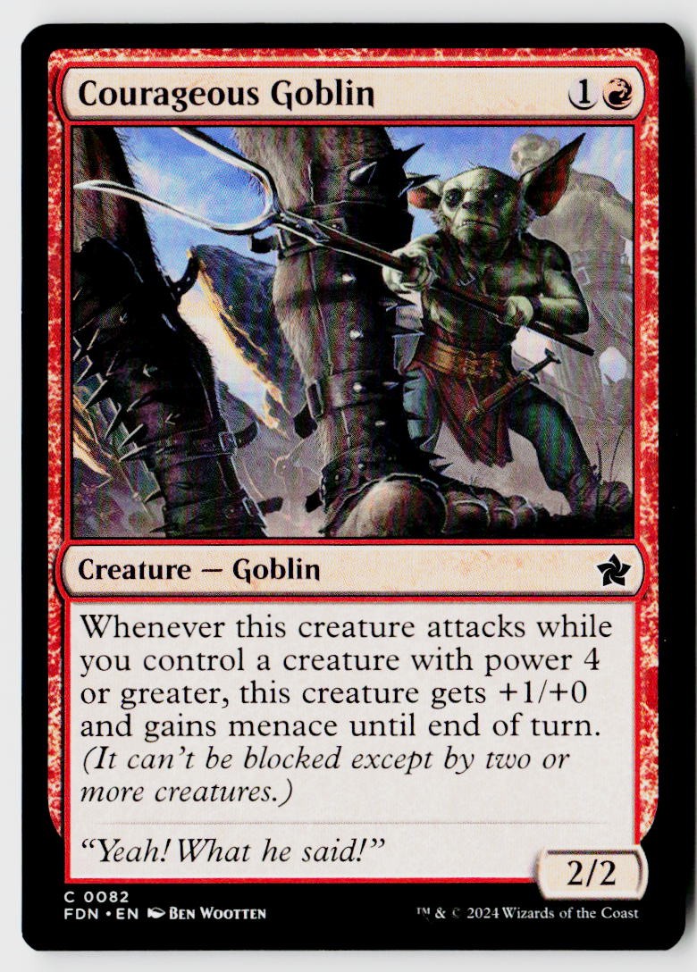 Foundations #82 Courageous Goblin