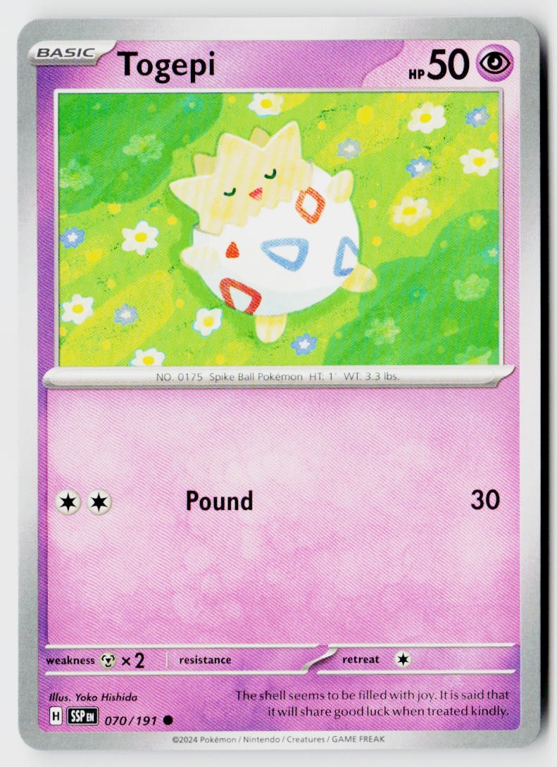 SV08: Surging Sparks #070/191 Togepi