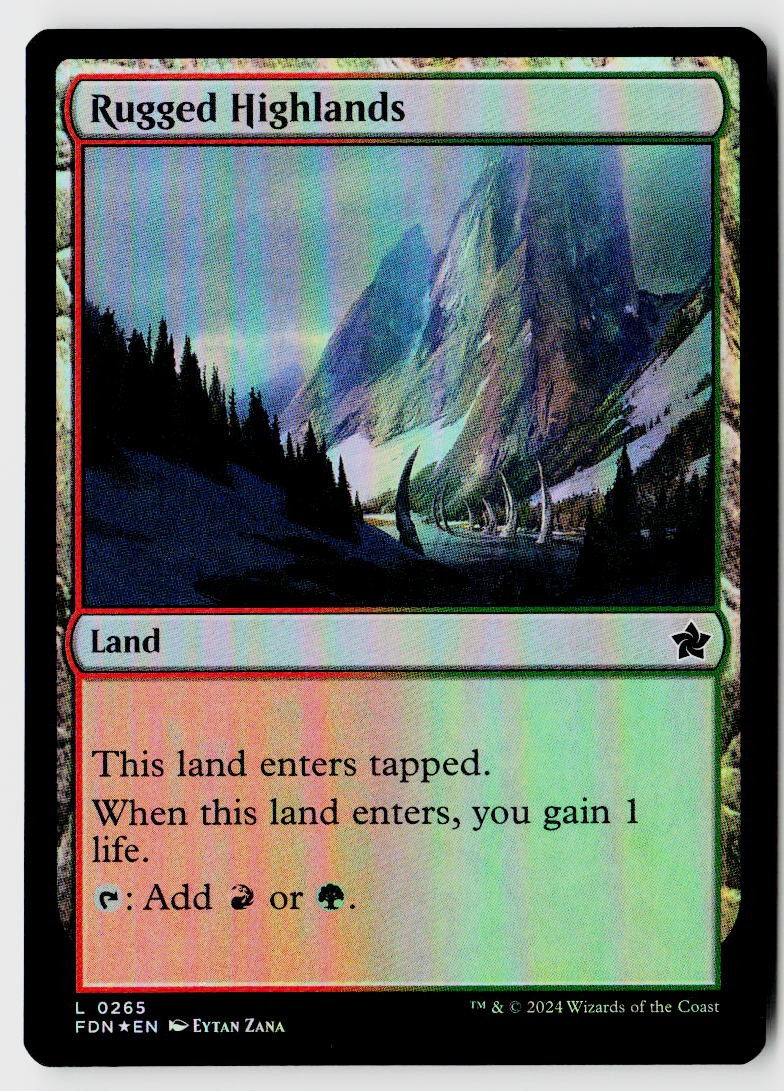 Foundations #265 Rugged Highlands Foil