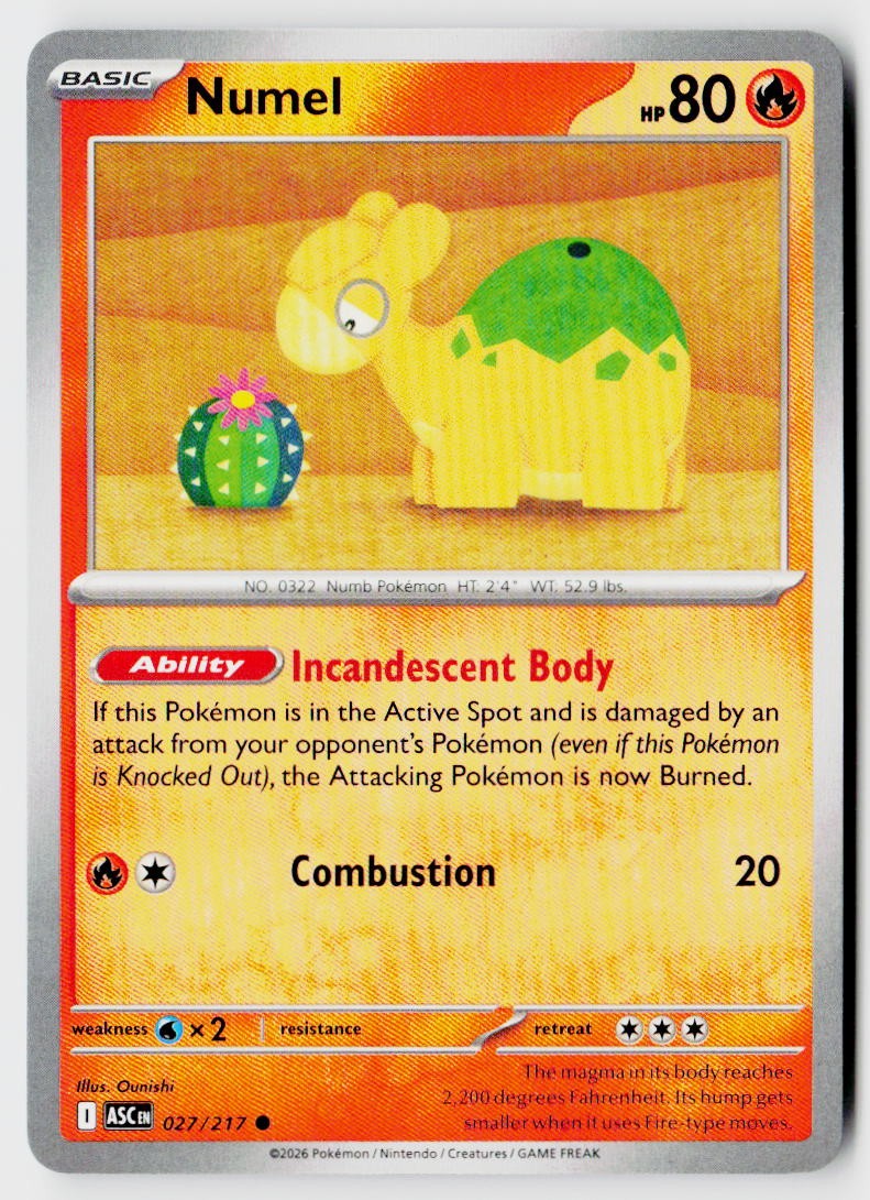 ME: Ascended Heroes #027/217 Numel - 027/217