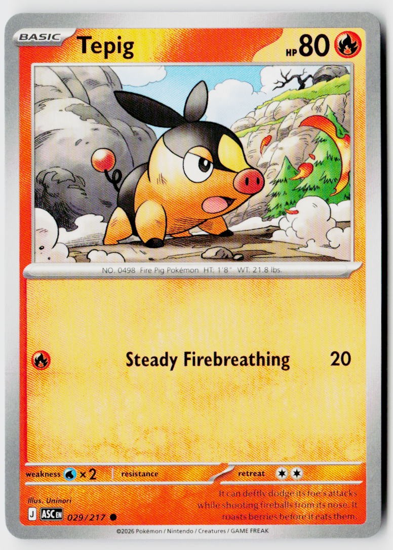 ME: Ascended Heroes #029/217 Tepig