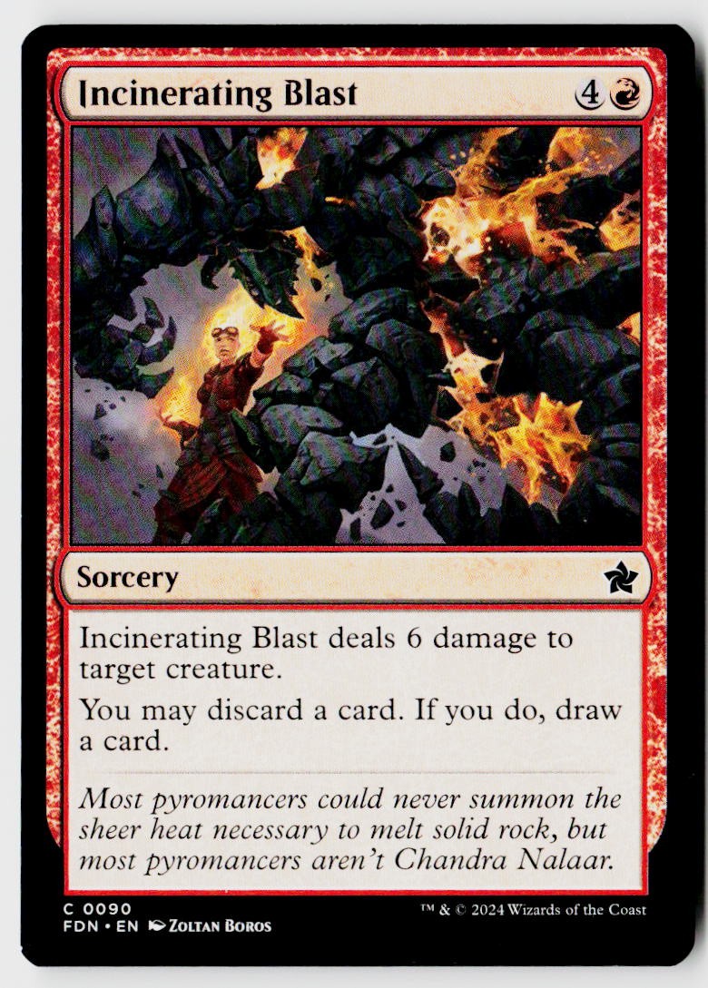 Foundations #90 Incinerating Blast