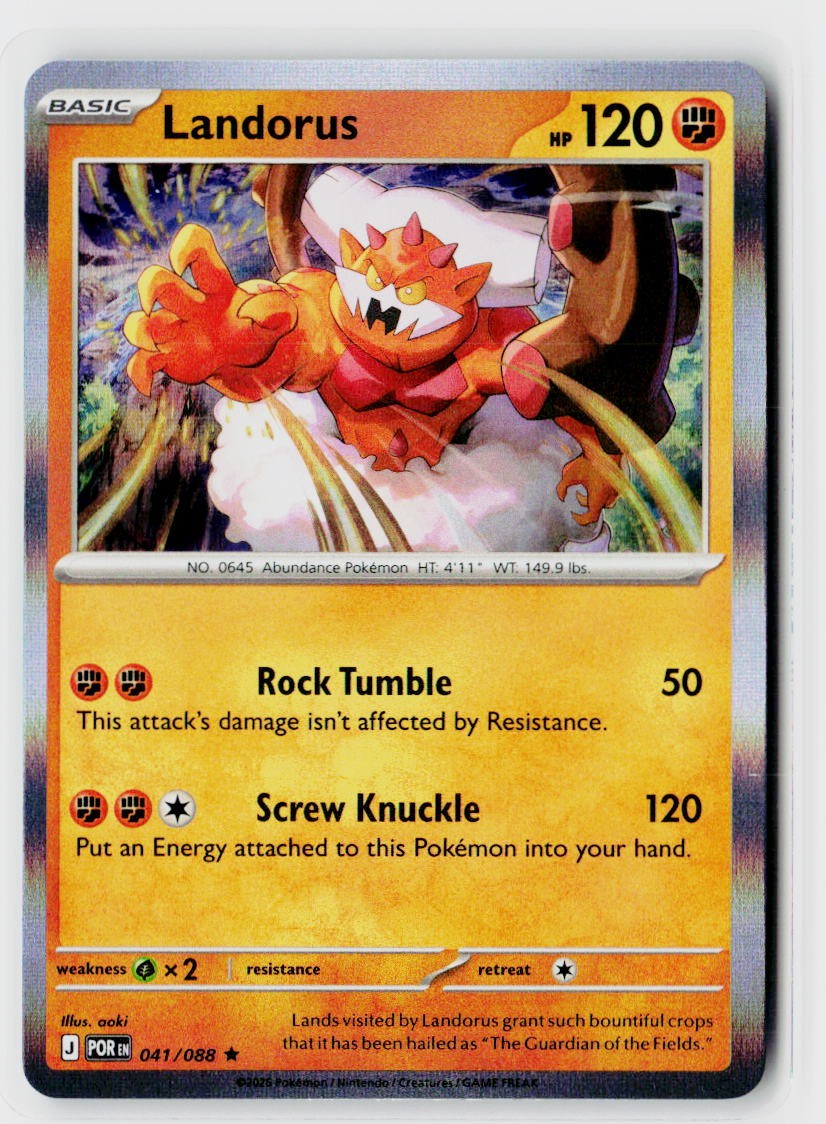 ME03: Perfect Order #041/088 Landorus Holo