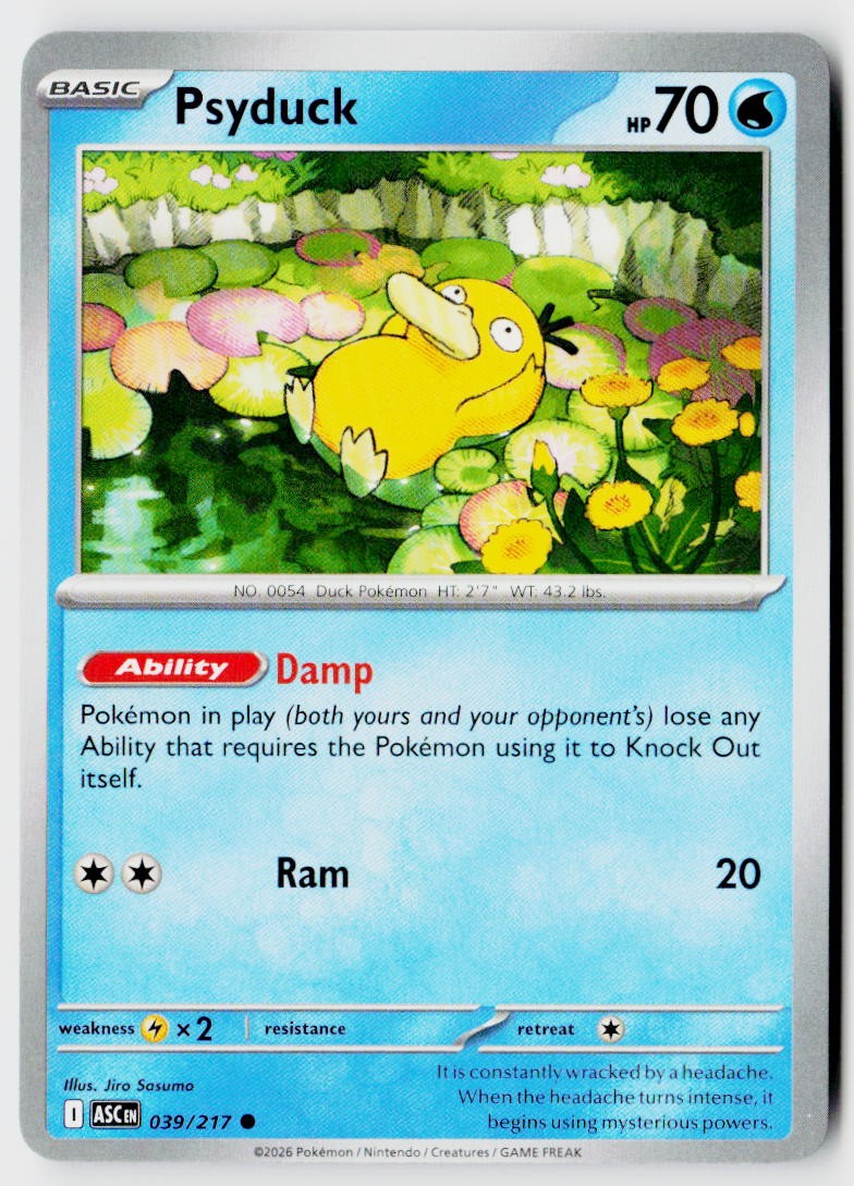 ME: Ascended Heroes #039/217 Psyduck - 039/217