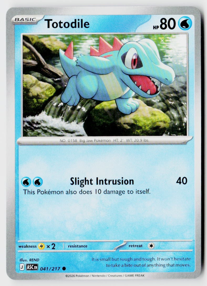 ME: Ascended Heroes #041/217 Totodile