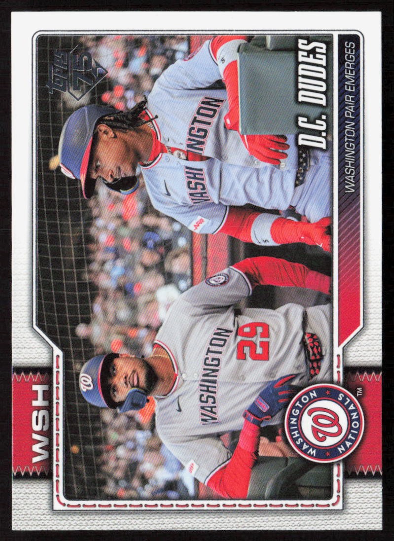 2026 Topps #499 D.C. Dudes (CJ Abrams / James Wood)