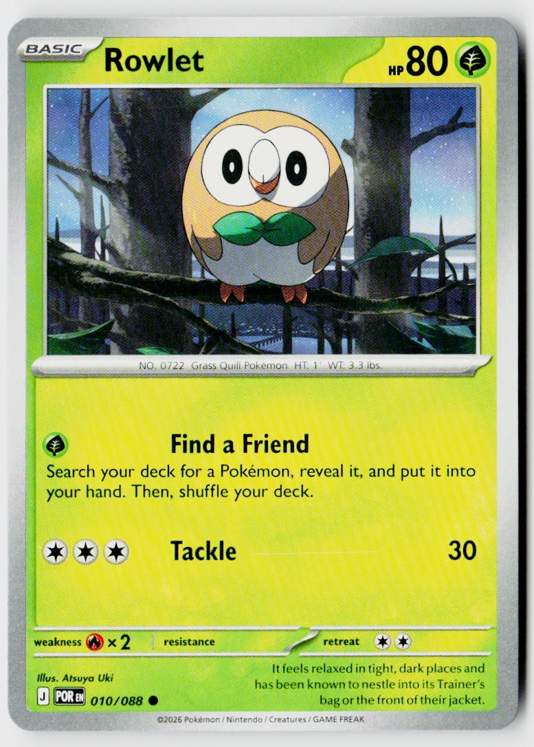 ME03: Perfect Order #010/088 Rowlet - 010/088