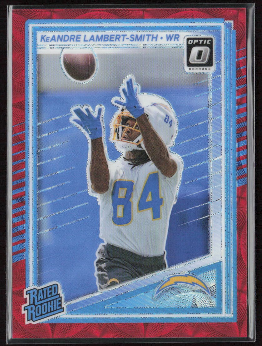 2025 Donruss Optic KeAndre Lambert-Smith Red Scope Rookie