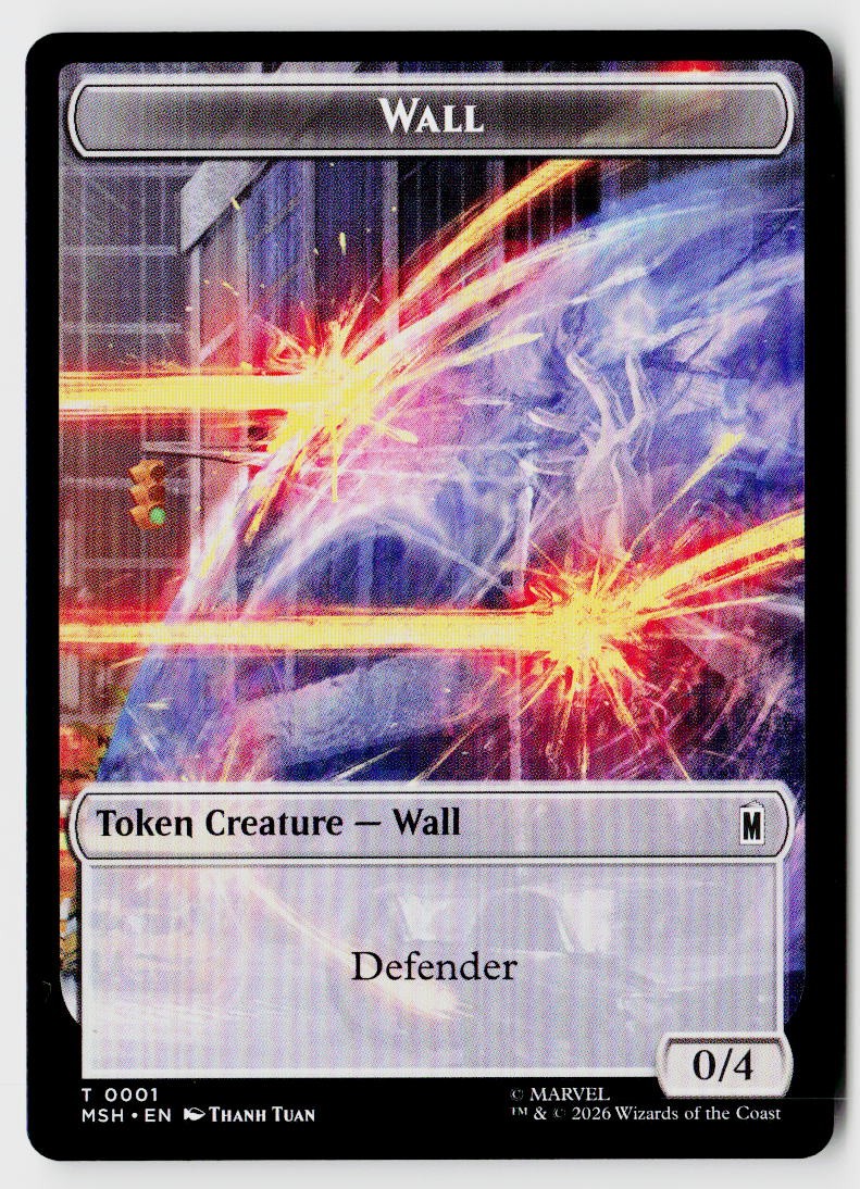Marvel Super Heroes #001/013 Wall // Moloid Double-Sided Token