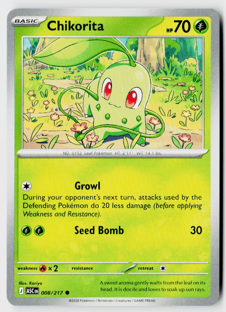 ME: Ascended Heroes #008/217 Chikorita