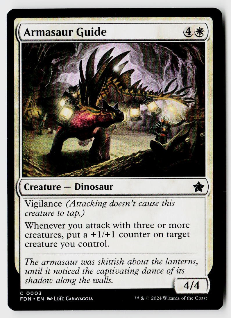 Foundations #3 Armasaur Guide