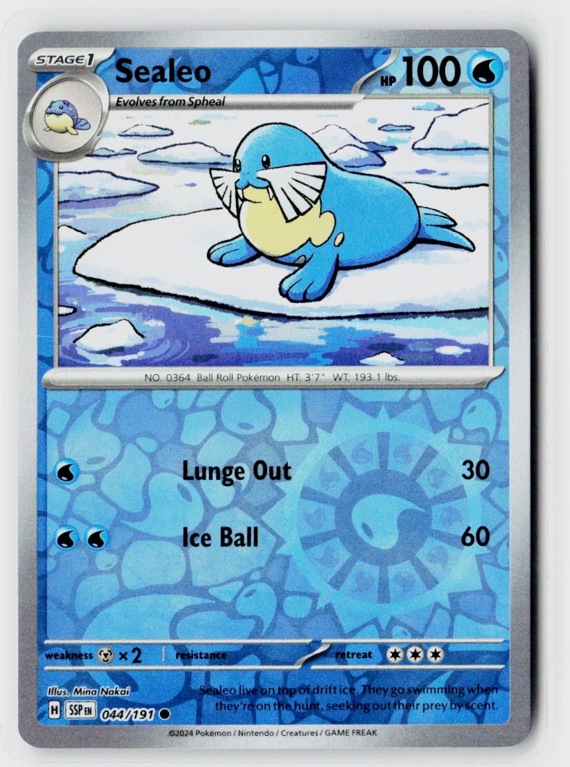 SV08: Surging Sparks #044/191 Sealeo Reverse Holo