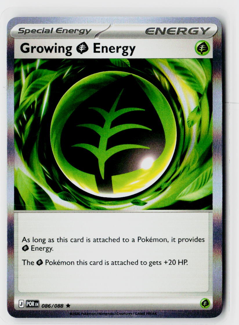 ME03: Perfect Order #086/088 Growing Grass Energy Holo