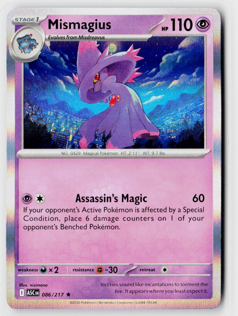 ME: Ascended Heroes #086/217 Mismagius Holo