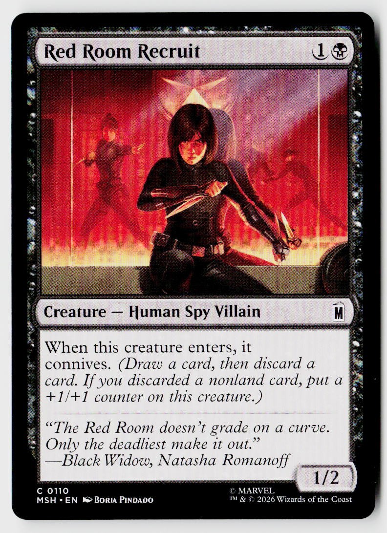 Marvel Super Heroes #110 Red Room Recruit