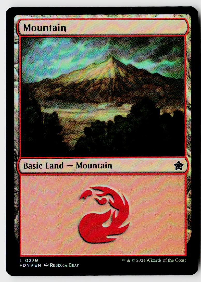 Foundations #279 Mountain (0279) Foil
